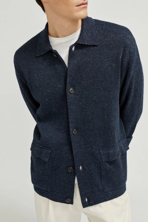 linen denim jacket
