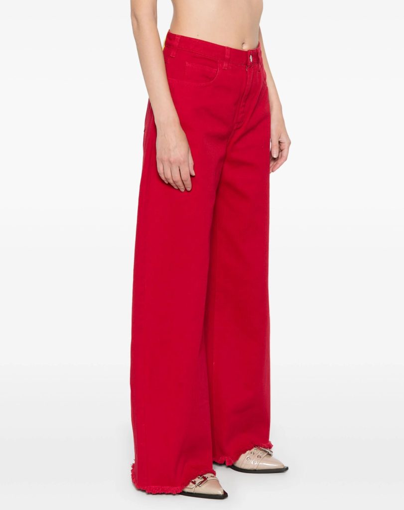 red jeans
