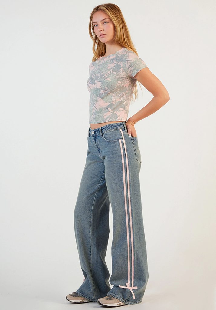 low-rise jeans