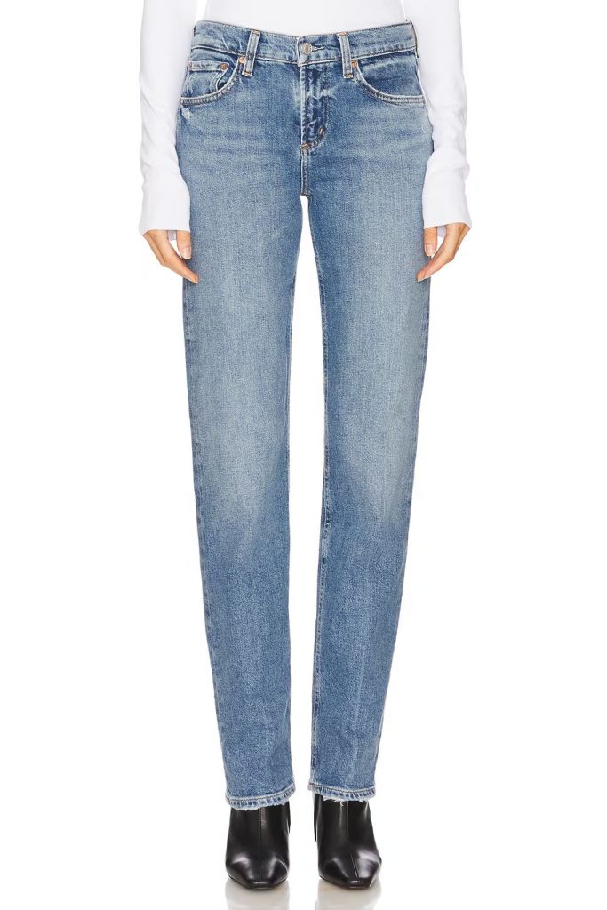 low-rise jeans