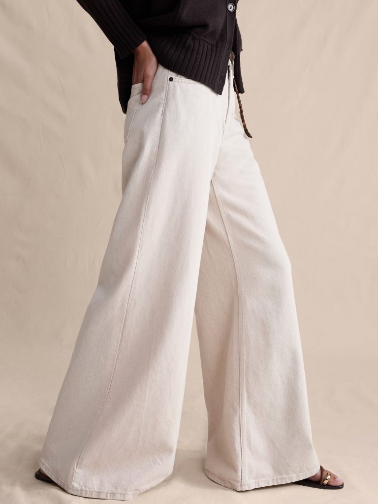 wide-leg jeans