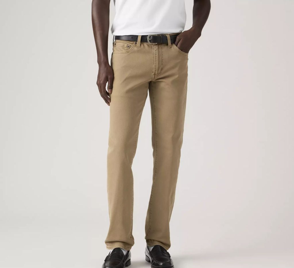 beige jeans