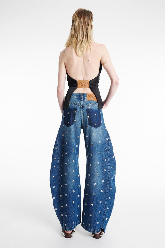 studded jeans